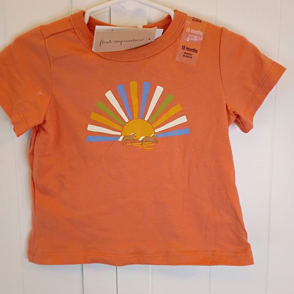 First Impressions Vibrant Orange Kids Tee